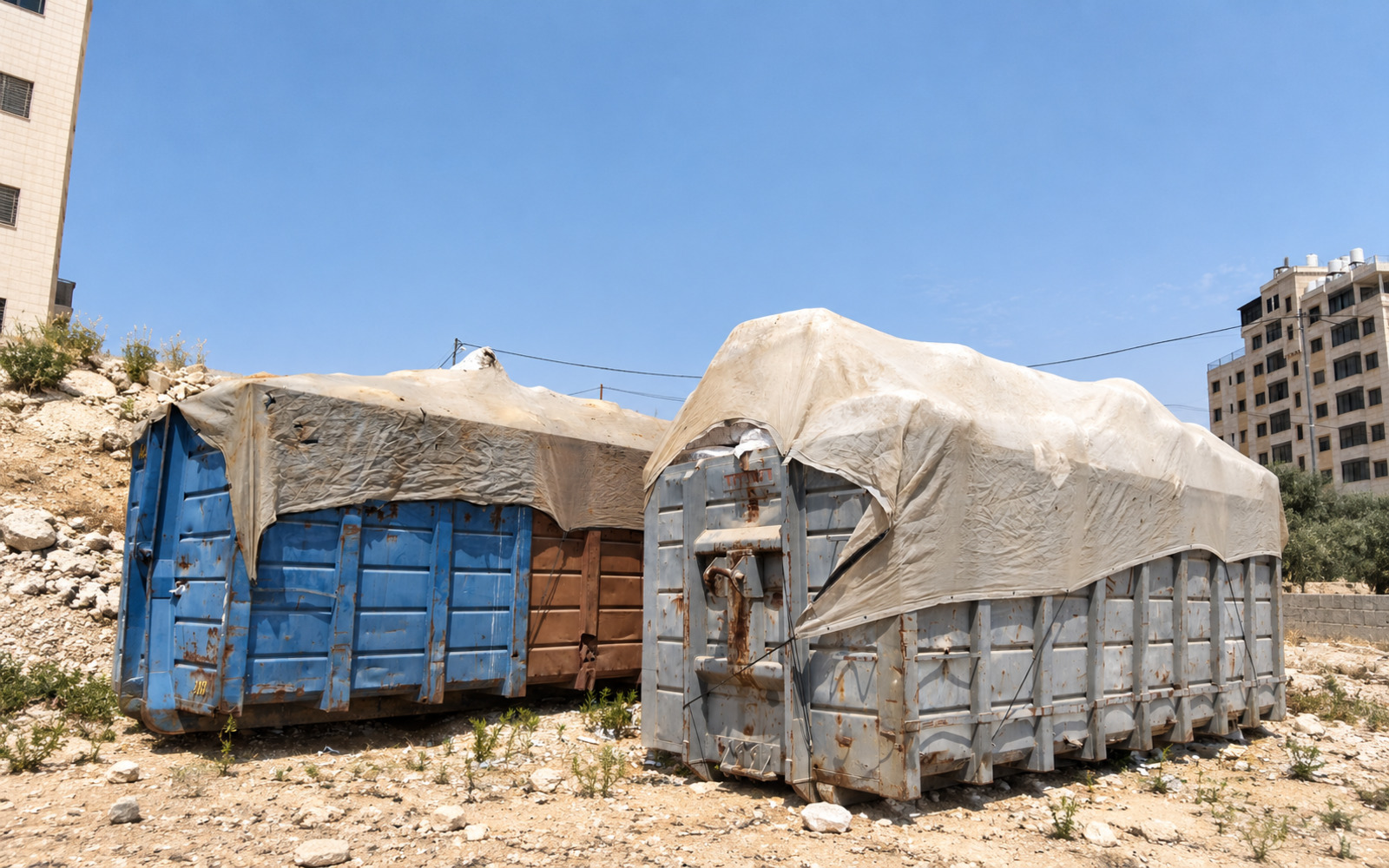 Covered containers